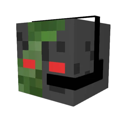 mastermen81 Minecraft avatar head, 3D render