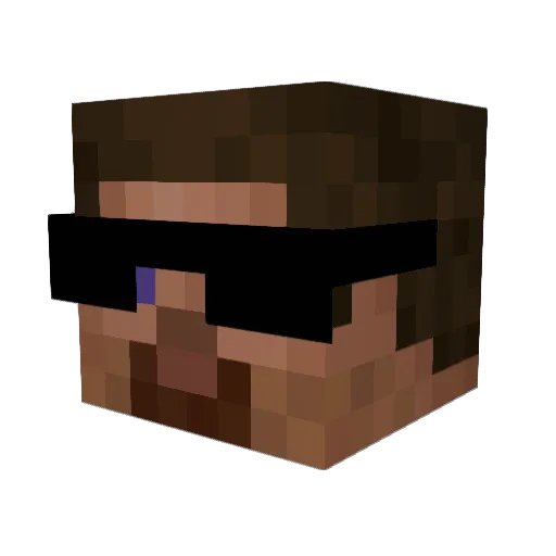 mastermind0819 Minecraft avatar head, 3D render
