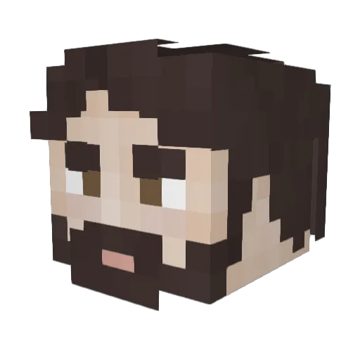 masterofcool52 Minecraft avatar head, 3D render