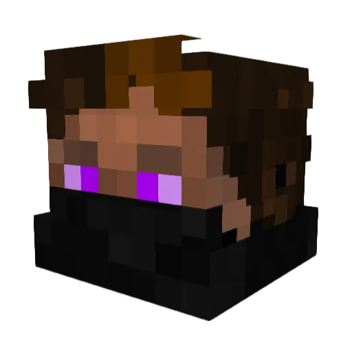masterpasta44 Minecraft avatar head, 3D render