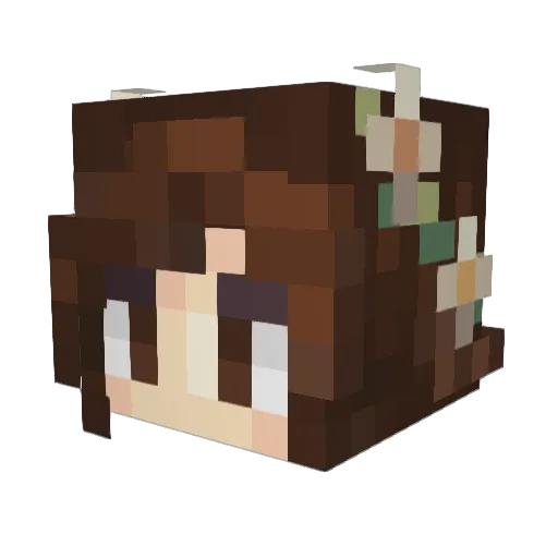 mastersebi112 Minecraft avatar head, 3D render
