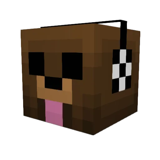 masterskrillex10 Minecraft avatar head, 3D render