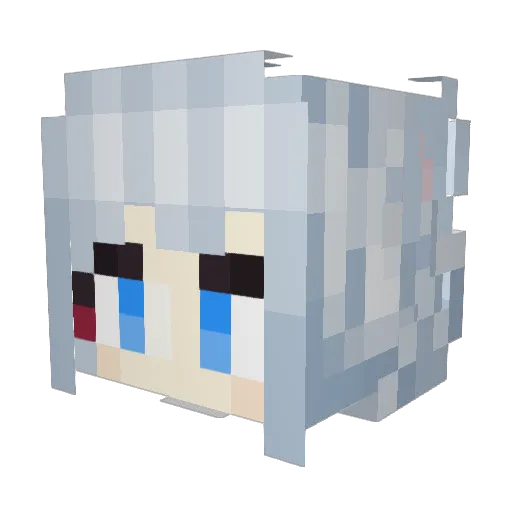 mastertainsh Minecraft avatar head, 3D render