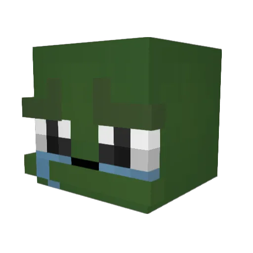 masthi Minecraft avatar head, 3D render