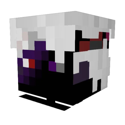 mastikhor Minecraft avatar head, 3D render