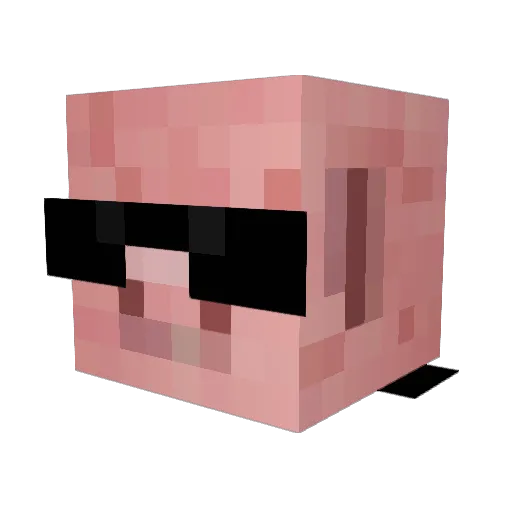 mastzzz Minecraft avatar head, 3D render