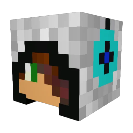 masyakaz Minecraft avatar head, 3D render