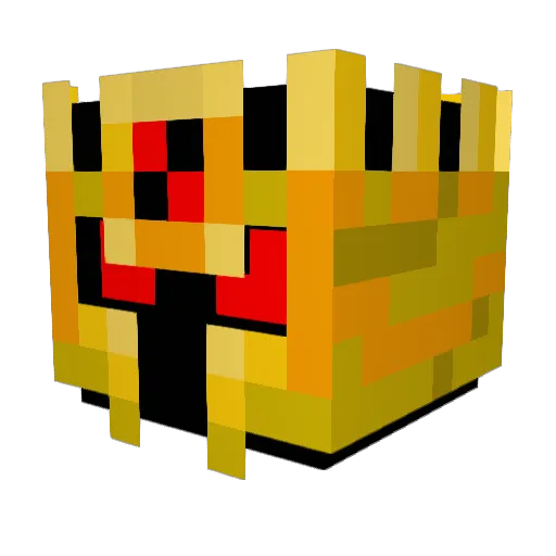 mat1225_ Minecraft avatar head, 3D render