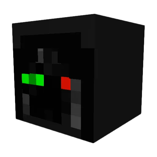 mat3333366 Minecraft avatar head, 3D render