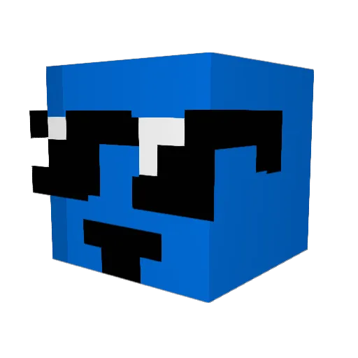 matanboas Minecraft avatar head, 3D render