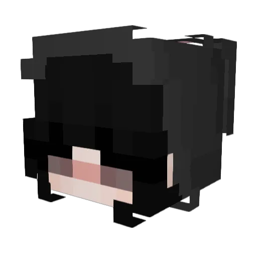 matarfumaa Minecraft avatar head, 3D render