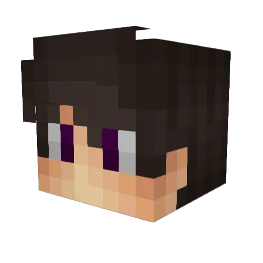 matatax Minecraft avatar head, 3D render
