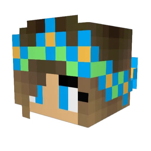mataxspen Minecraft avatar head, 3D render