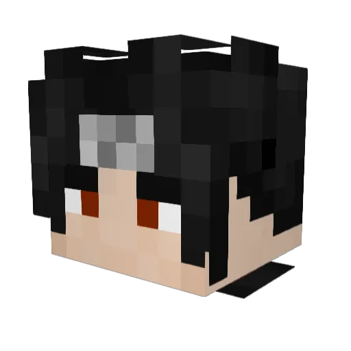 matayooo Minecraft avatar head, 3D render