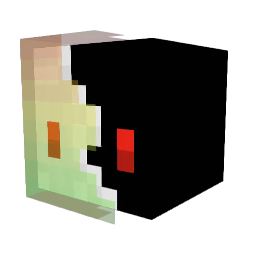 matbas01 Minecraft avatar head, 3D render