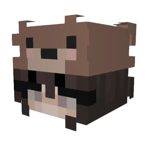 matbit Minecraft avatar head, 3D render