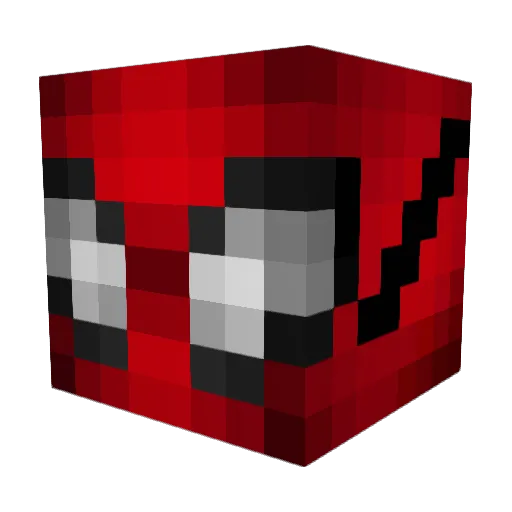 matblack17 Minecraft avatar head, 3D render