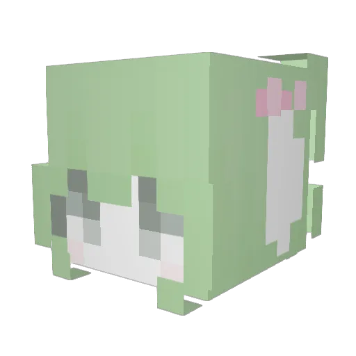 matbrowNp Minecraft avatar head, 3D render