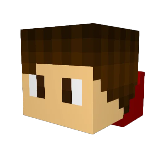 matcata Minecraft avatar head, 3D render