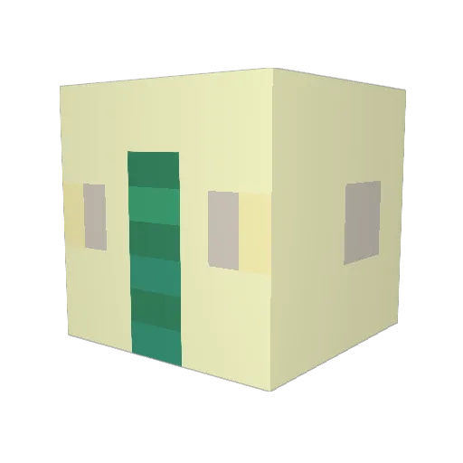 match03 Minecraft avatar head, 3D render