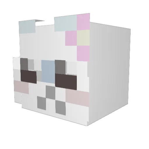 matcha0204 Minecraft avatar head, 3D render