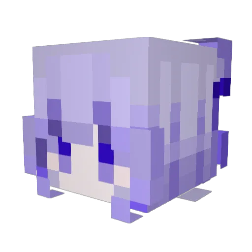 matchasleepy Minecraft avatar head, 3D render