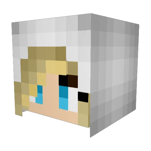 matchatearex Minecraft avatar head, 3D render