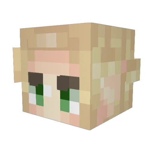 matchgame76 Minecraft avatar head, 3D render