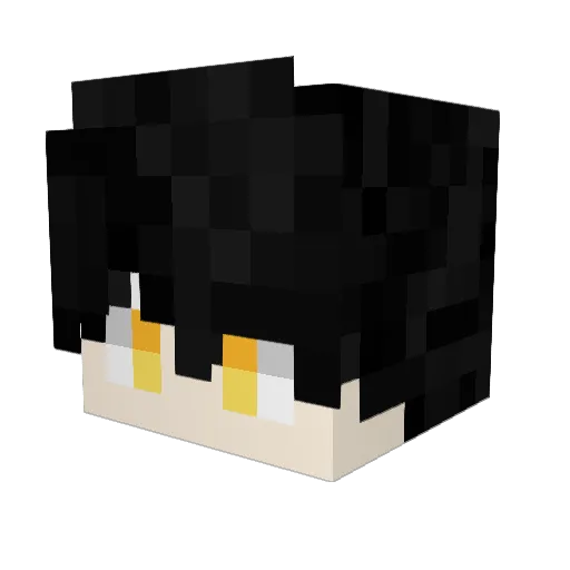 matchman487 Minecraft avatar head, 3D render