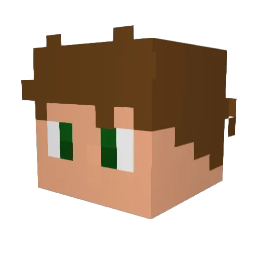 matcr2009 Minecraft avatar head, 3D render