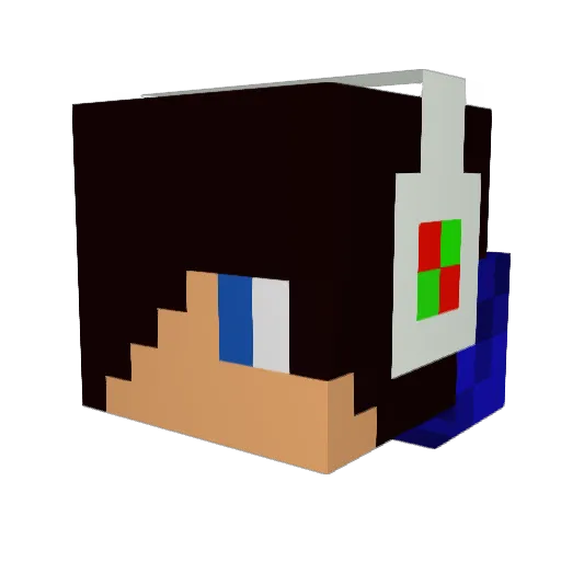 matdu12 Minecraft avatar head, 3D render