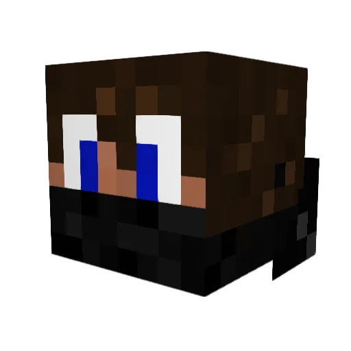mate28 Minecraft avatar head, 3D render
