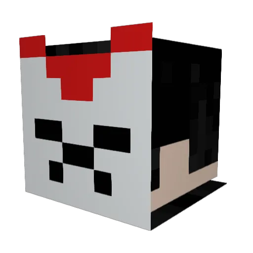 mate774907 Minecraft avatar head, 3D render