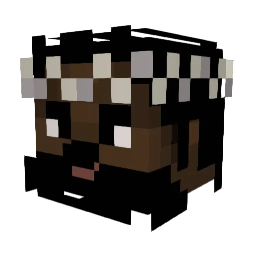 matei_trc Minecraft avatar head, 3D render