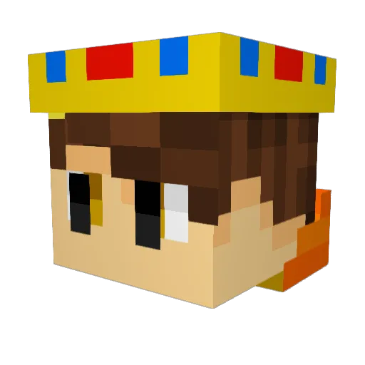 mateibzt Minecraft avatar head, 3D render