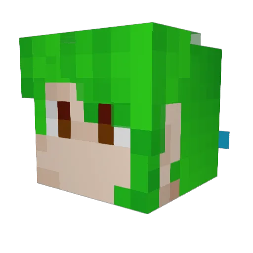 mateimatinho Minecraft avatar head, 3D render