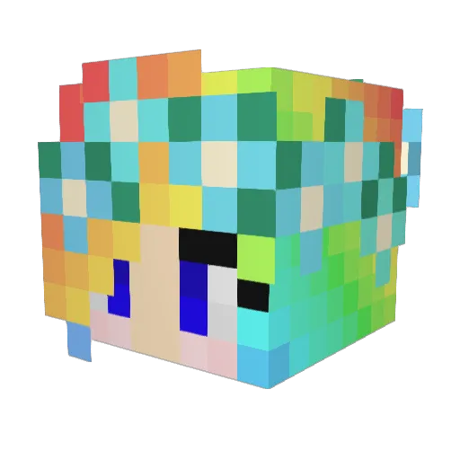 matej223 Minecraft avatar head, 3D render
