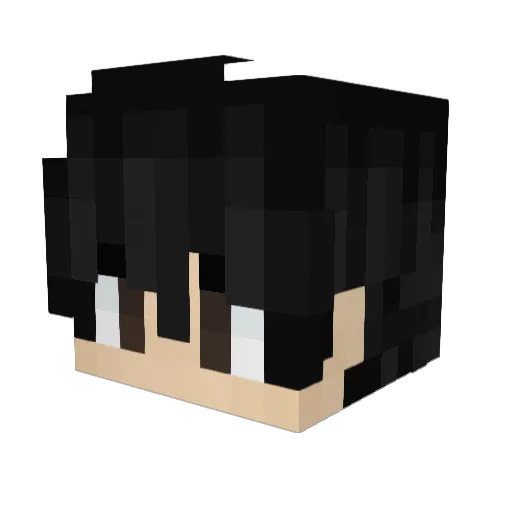 matekojestem Minecraft avatar head, 3D render