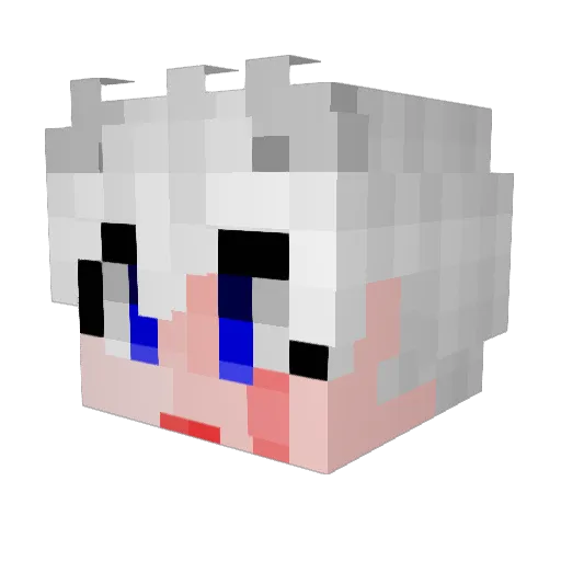 matel07 Minecraft avatar head, 3D render