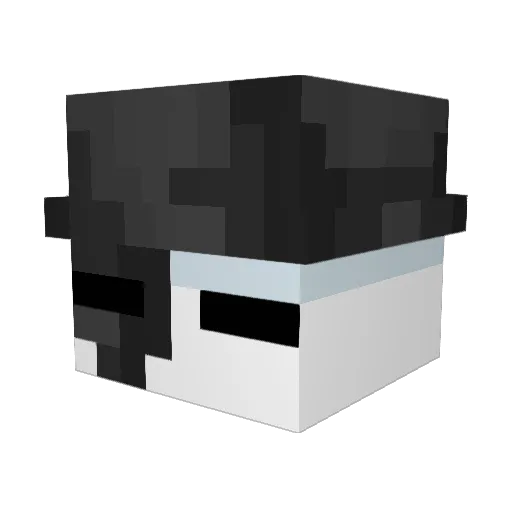 mateo192u4 Minecraft avatar head, 3D render