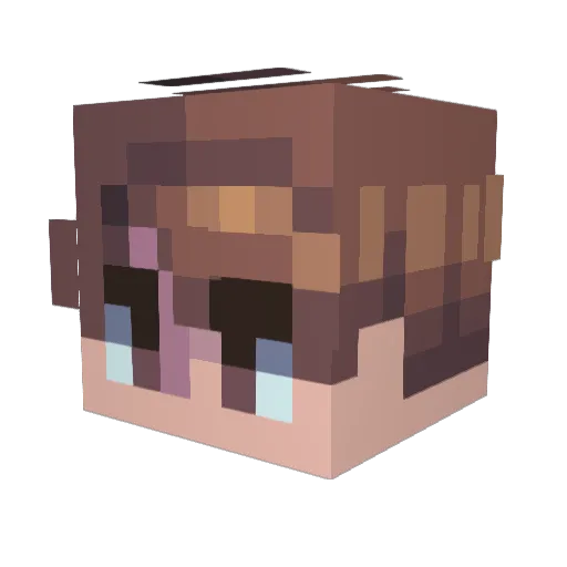 mateo6061 Minecraft avatar head, 3D render
