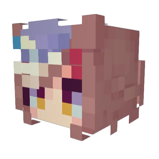 mateo6311 Minecraft avatar head, 3D render
