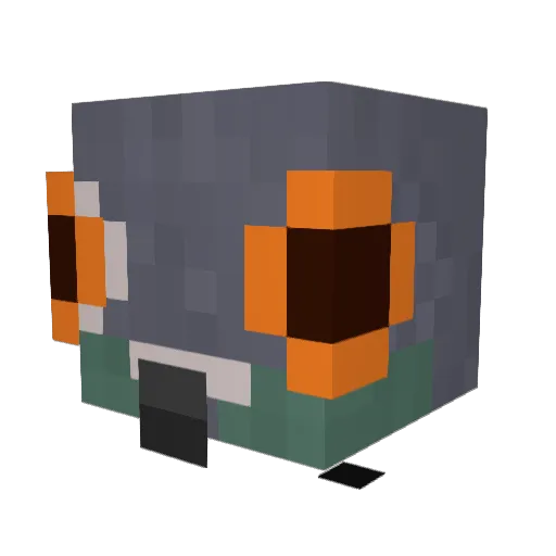 mateofsergior Minecraft avatar head, 3D render