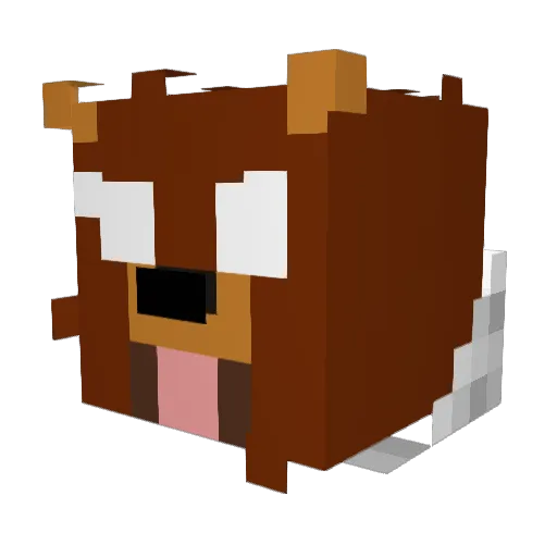 mateotrial Minecraft avatar head, 3D render