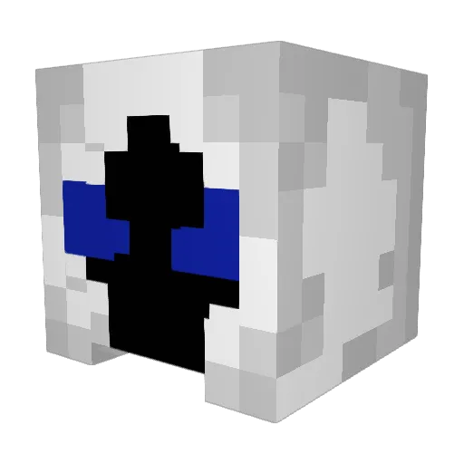 mateunio11 Minecraft avatar head, 3D render