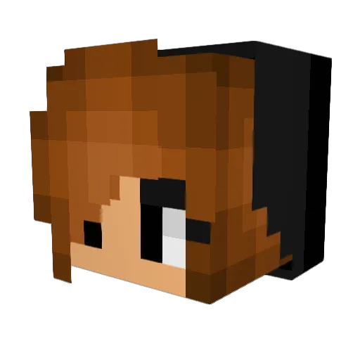 mateuspierre Minecraft avatar head, 3D render
