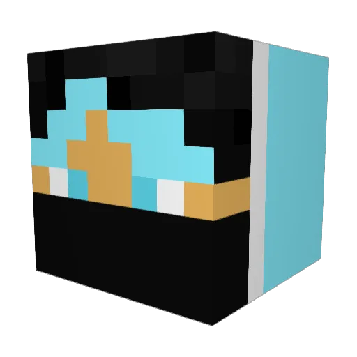 mateuszek2023 Minecraft avatar head, 3D render