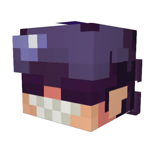 mateym Minecraft avatar head, 3D render