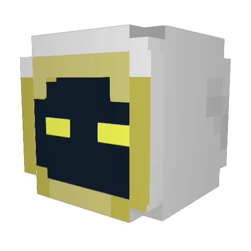 matfta Minecraft avatar head, 3D render