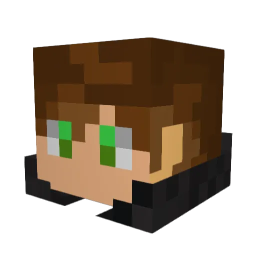 mathais2019 Minecraft avatar head, 3D render